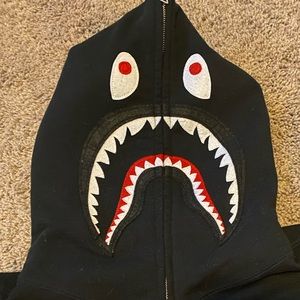 Bape PONR Shark Hoodie size XL VNDS Supreme Nike Jordan
